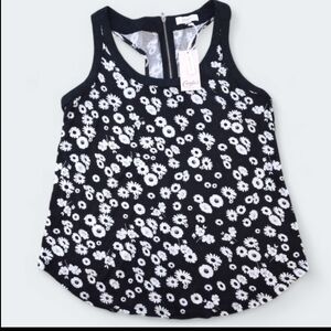 Candie's Mixed Media Racerback Tank Womens Size Medium